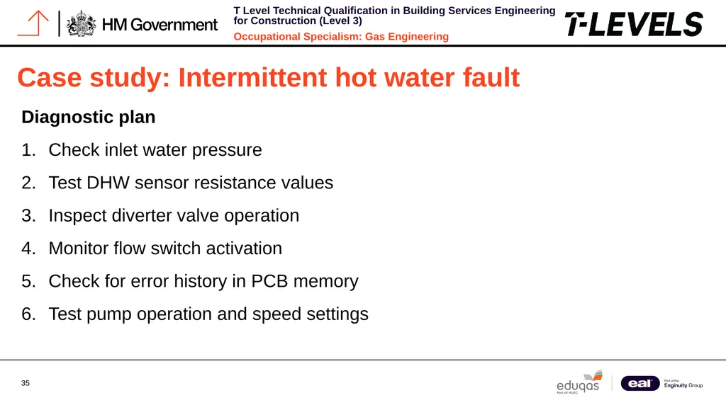 Occupational Specialism: Gas Engineering K1.28 - slide 35 of 84
