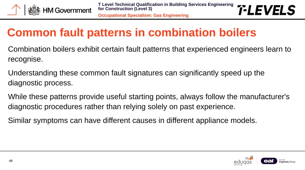 Occupational Specialism: Gas Engineering K1.28 - slide 48 of 84