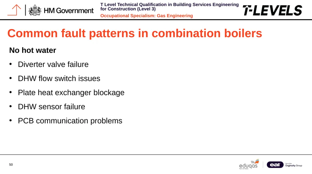 Occupational Specialism: Gas Engineering K1.28 - slide 50 of 84