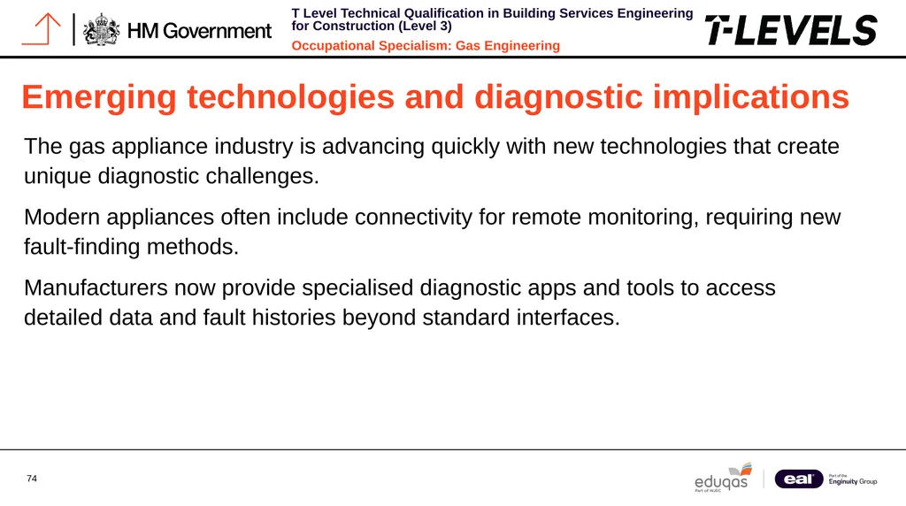 Occupational Specialism: Gas Engineering K1.28 - slide 74 of 84