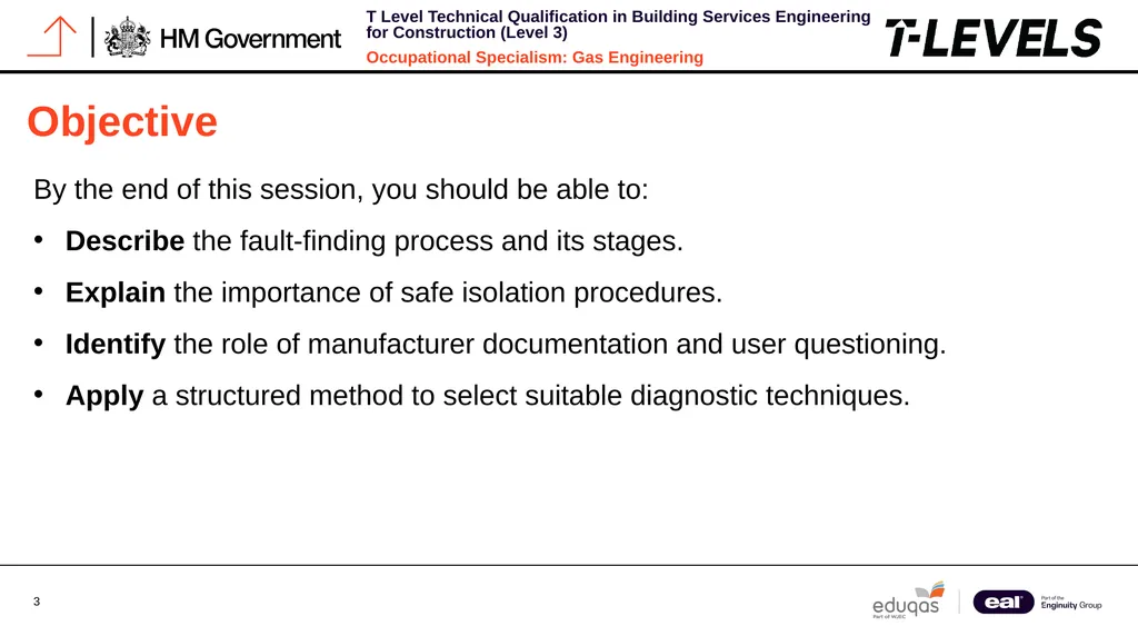 Occupational Specialism: Gas Engineering K1.28 - slide 3 of 84