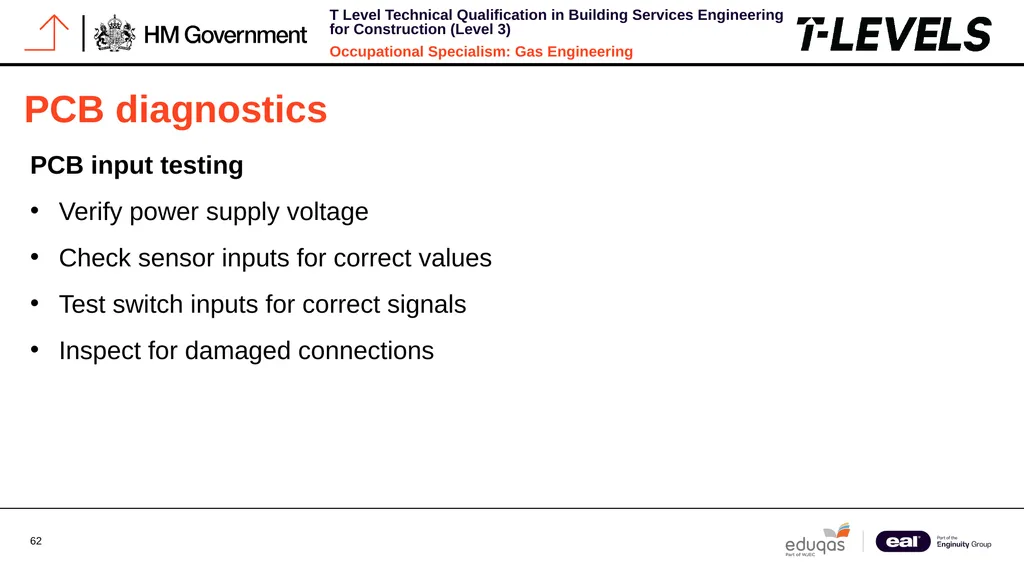 Occupational Specialism: Gas Engineering K1.28 - slide 62 of 84
