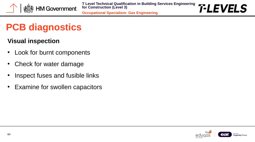 Occupational Specialism: Gas Engineering K1.28 - slide 64 of 84