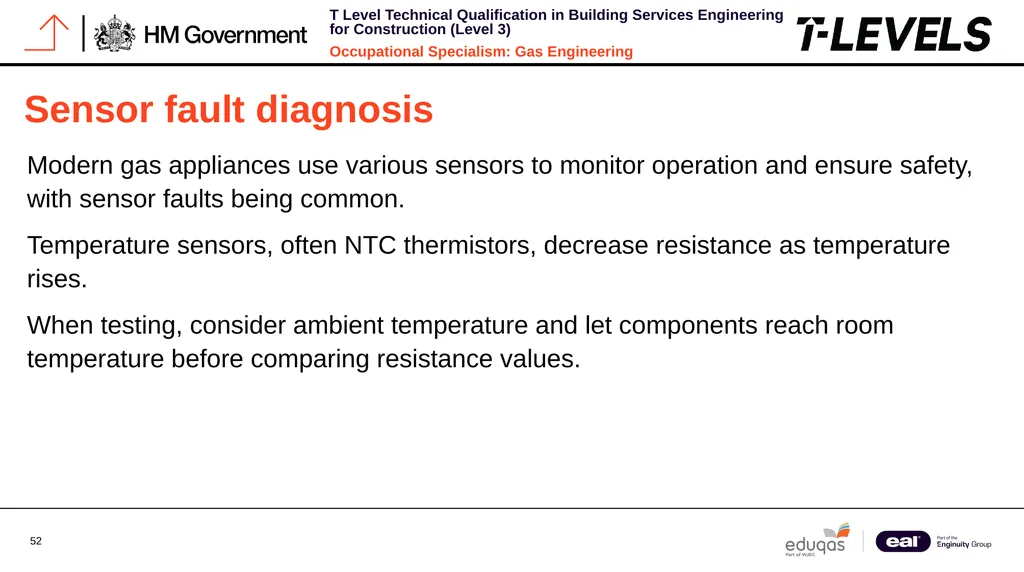 Occupational Specialism: Gas Engineering K1.28 - slide 52 of 84