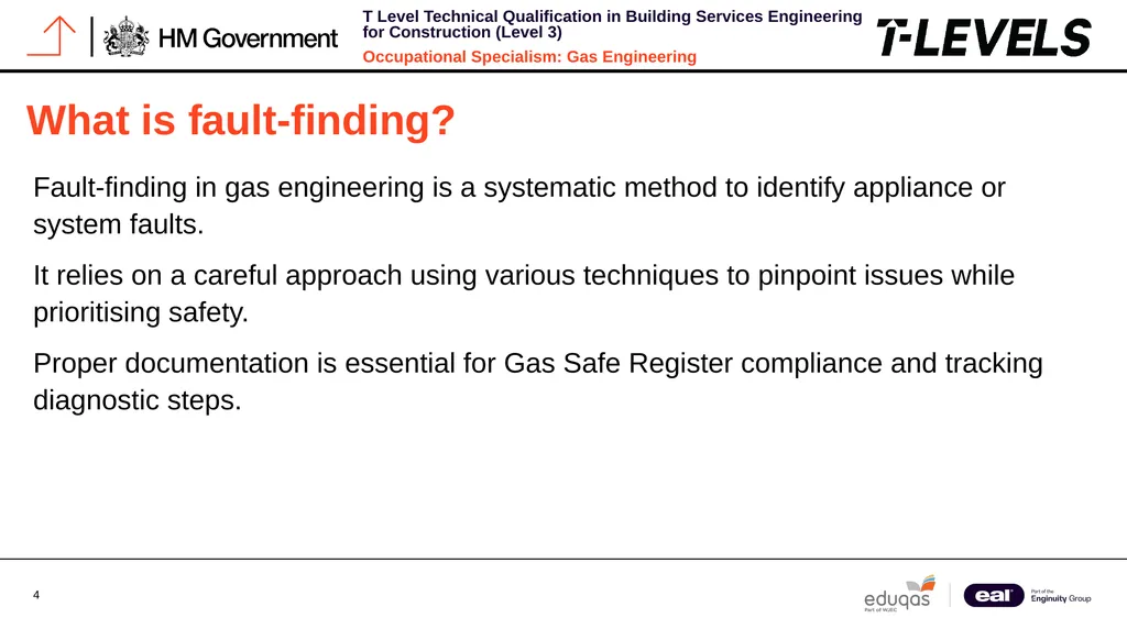 Occupational Specialism: Gas Engineering K1.28 - slide 4 of 84