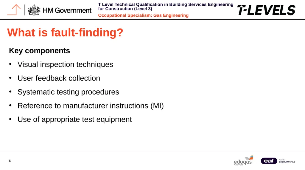 Occupational Specialism: Gas Engineering K1.28 - slide 5 of 84