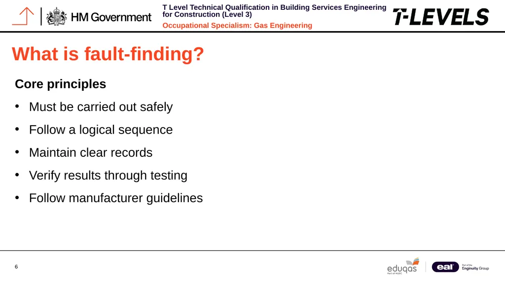 Occupational Specialism: Gas Engineering K1.28 - slide 6 of 84