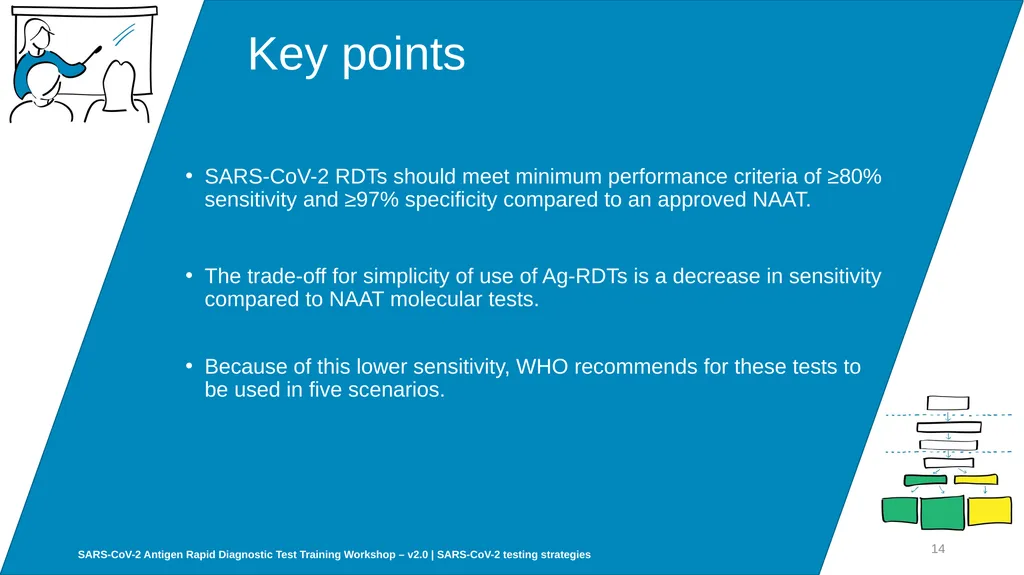 03 SARS-CoV-2 testing strategies Disclaimer WHO - slide 14 of 15