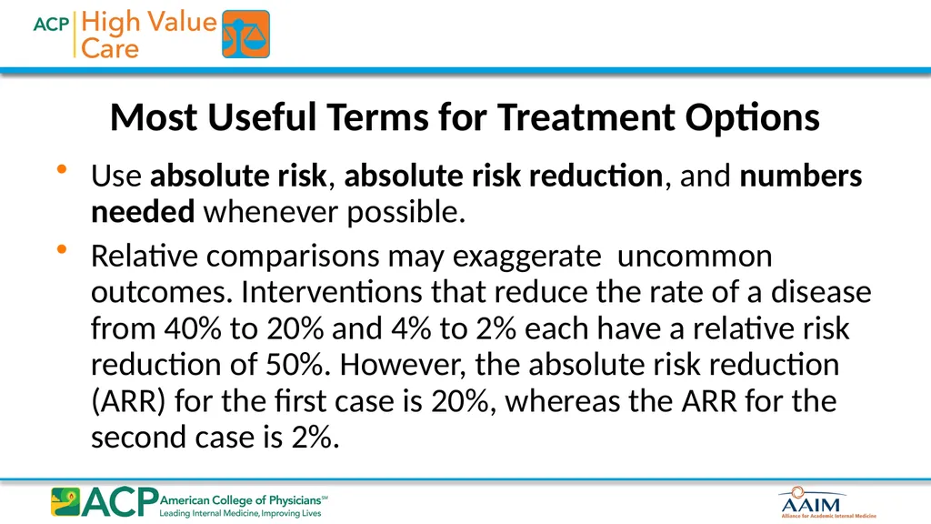 Biostatistics for High Value Testing and Treatment - slide 27 of 33