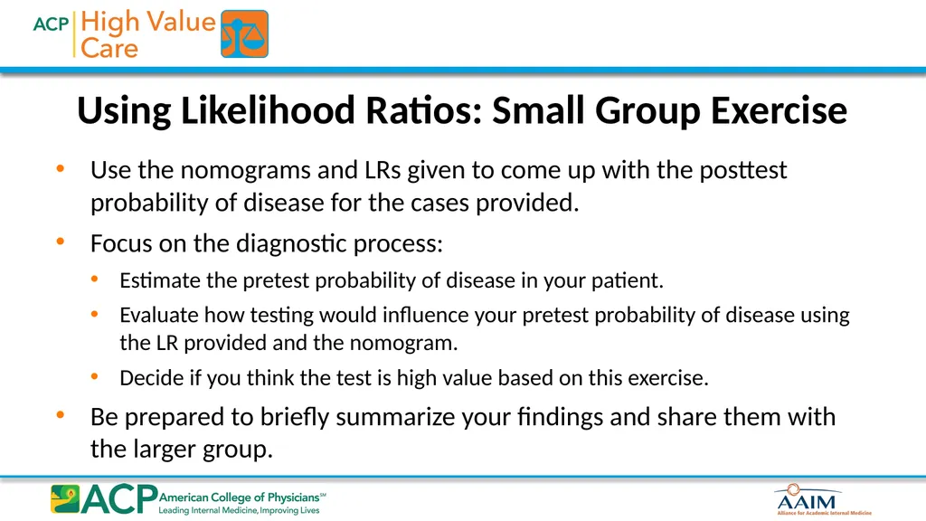 Biostatistics for High Value Testing and Treatment - slide 16 of 33