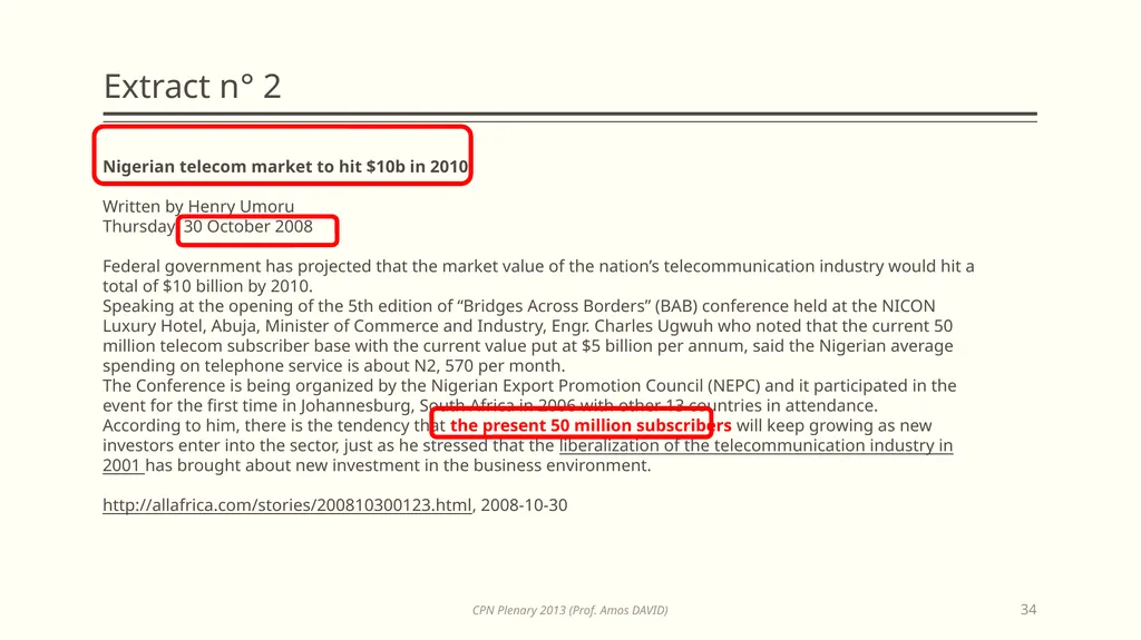 Opportunities in Information Technology for - slide 34 of 53