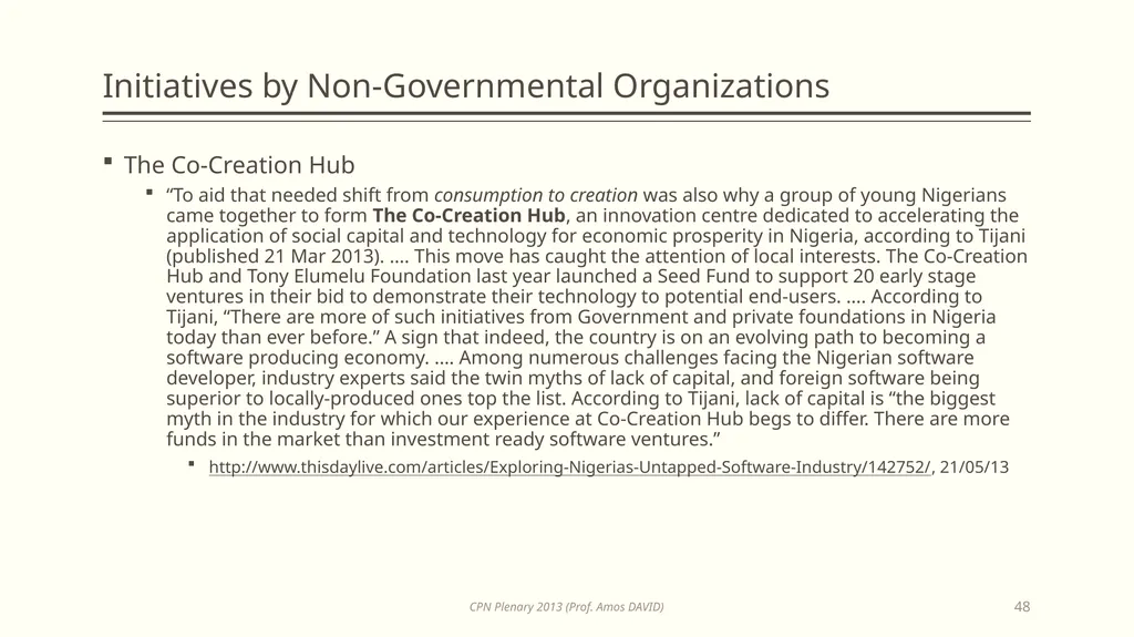 Opportunities in Information Technology for - slide 48 of 53