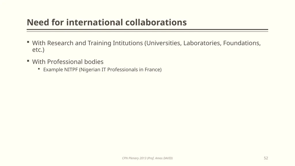Opportunities in Information Technology for - slide 52 of 53