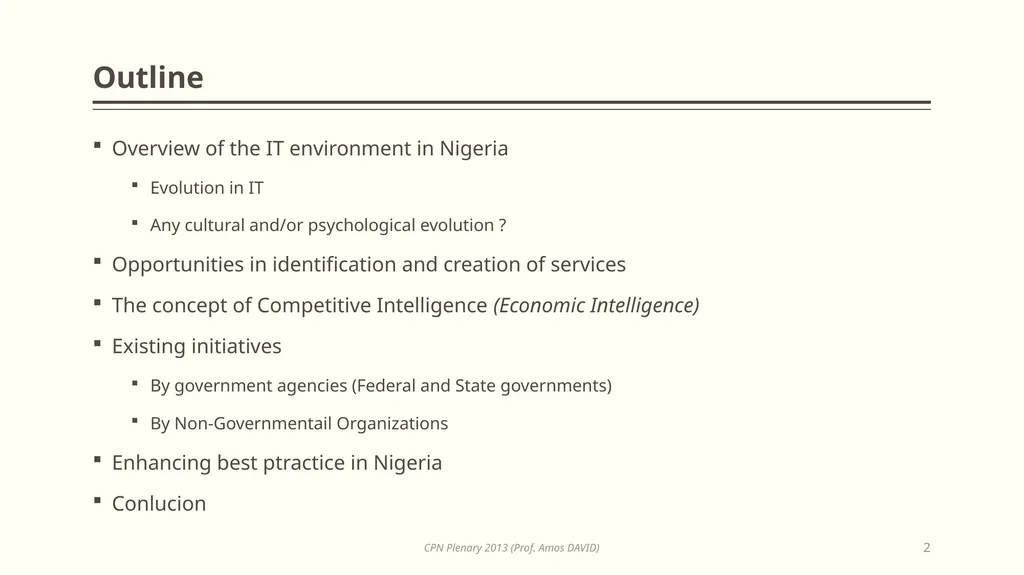 Opportunities in Information Technology for - slide 2 of 53