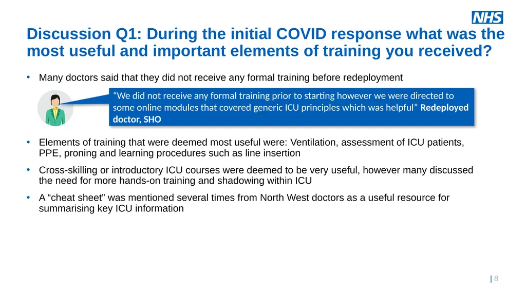 Exploring the ICU Education Experience Across - slide 8 of 20