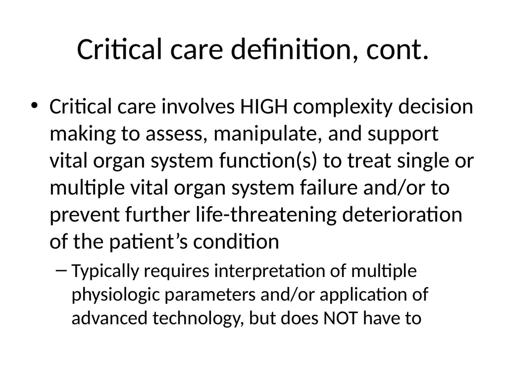 Critical Care Billing Seth Lotterman, MD Hartford - slide 5 of 25