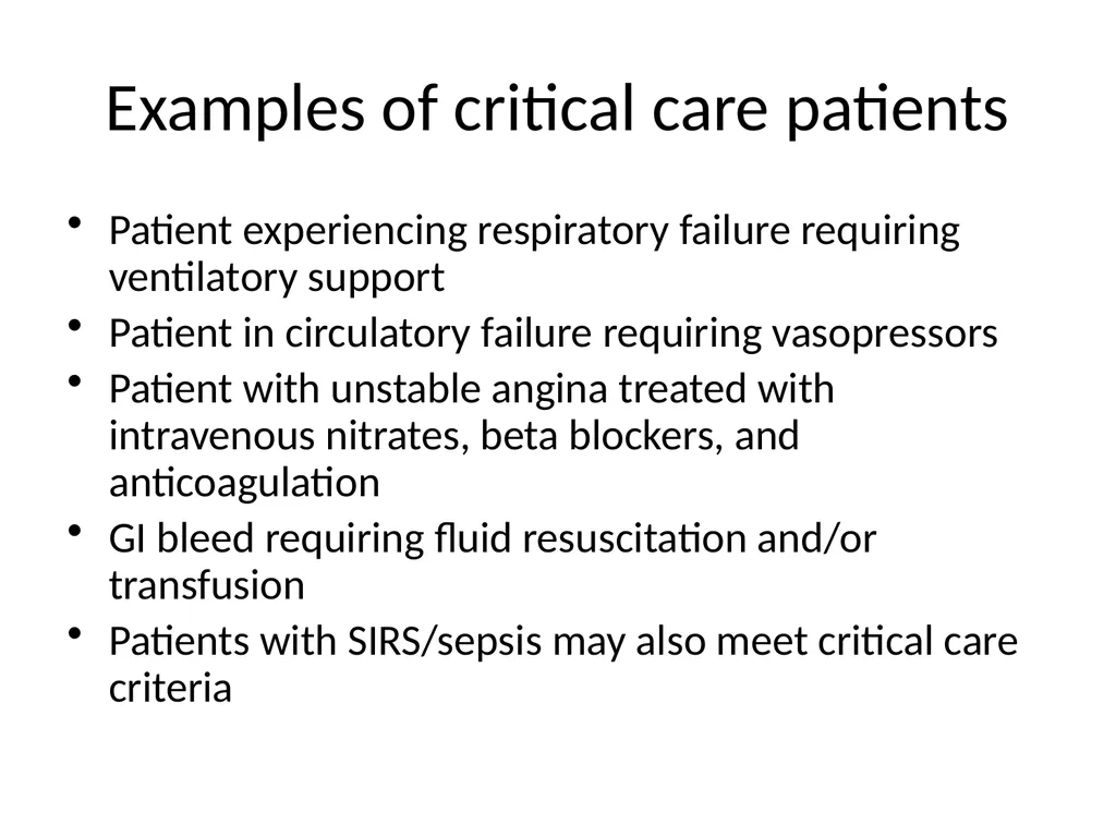 Critical Care Billing Seth Lotterman, MD Hartford - slide 7 of 25