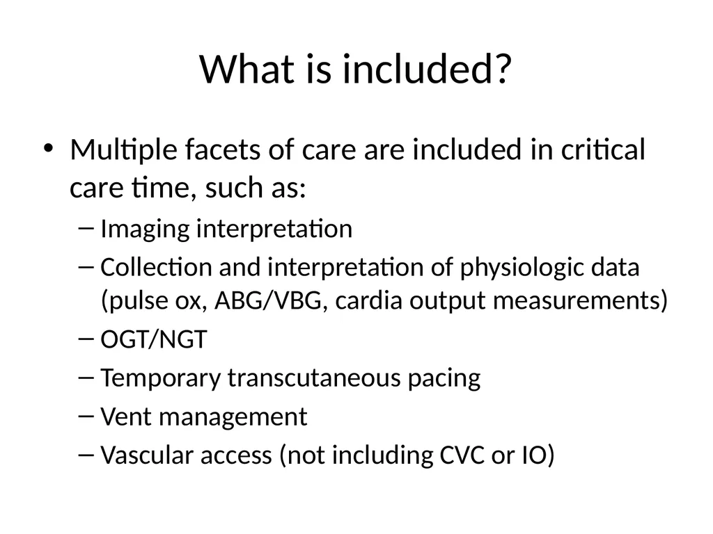 Critical Care Billing Seth Lotterman, MD Hartford - slide 11 of 25