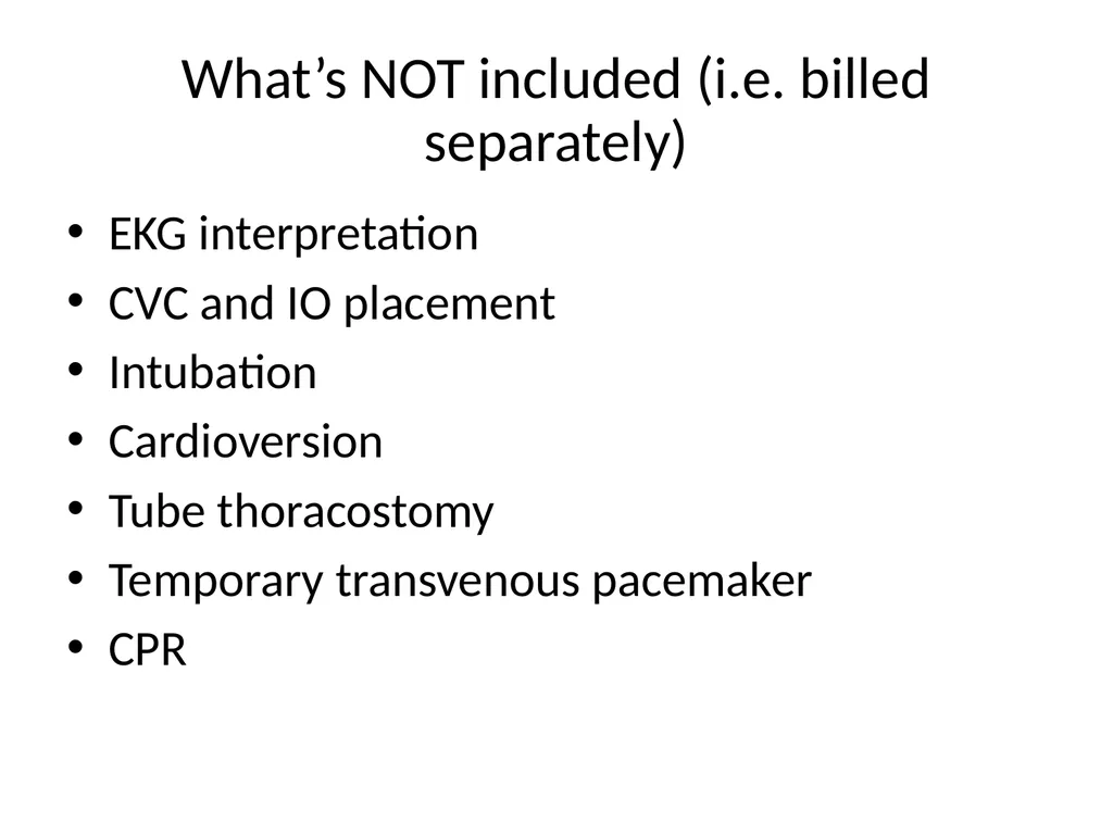 Critical Care Billing Seth Lotterman, MD Hartford - slide 13 of 25