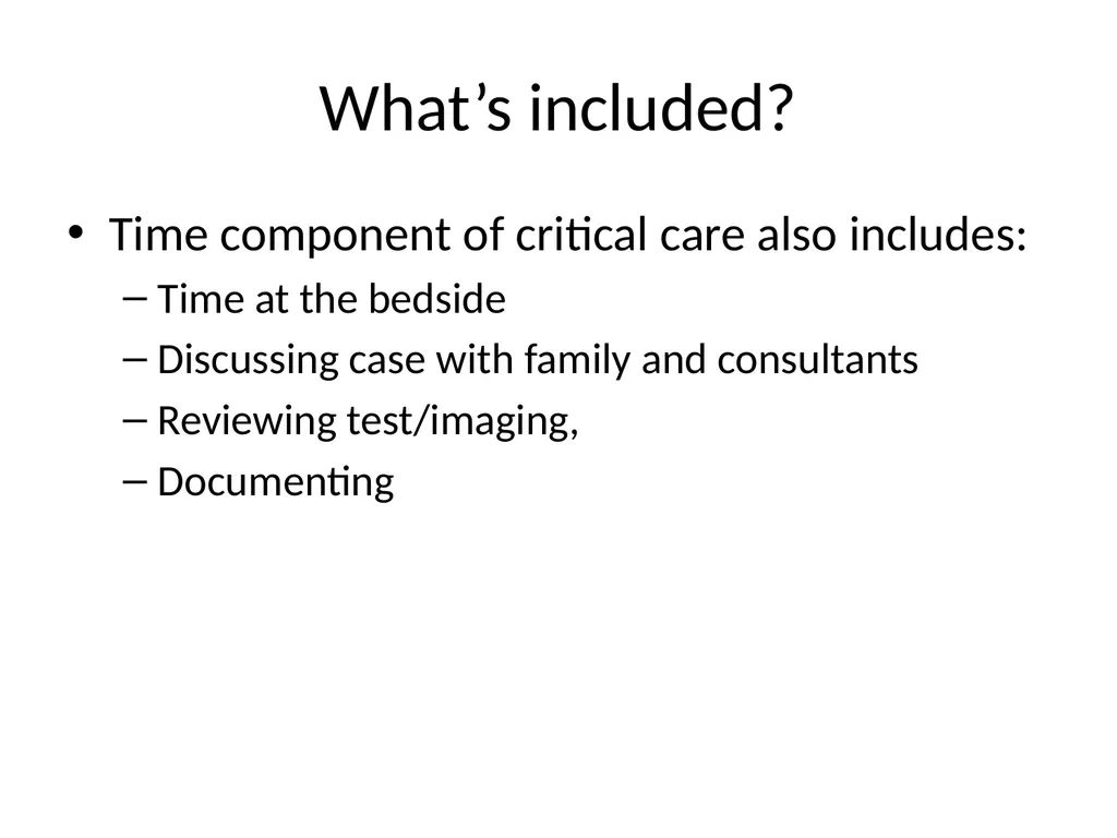 Critical Care Billing Seth Lotterman, MD Hartford - slide 12 of 25