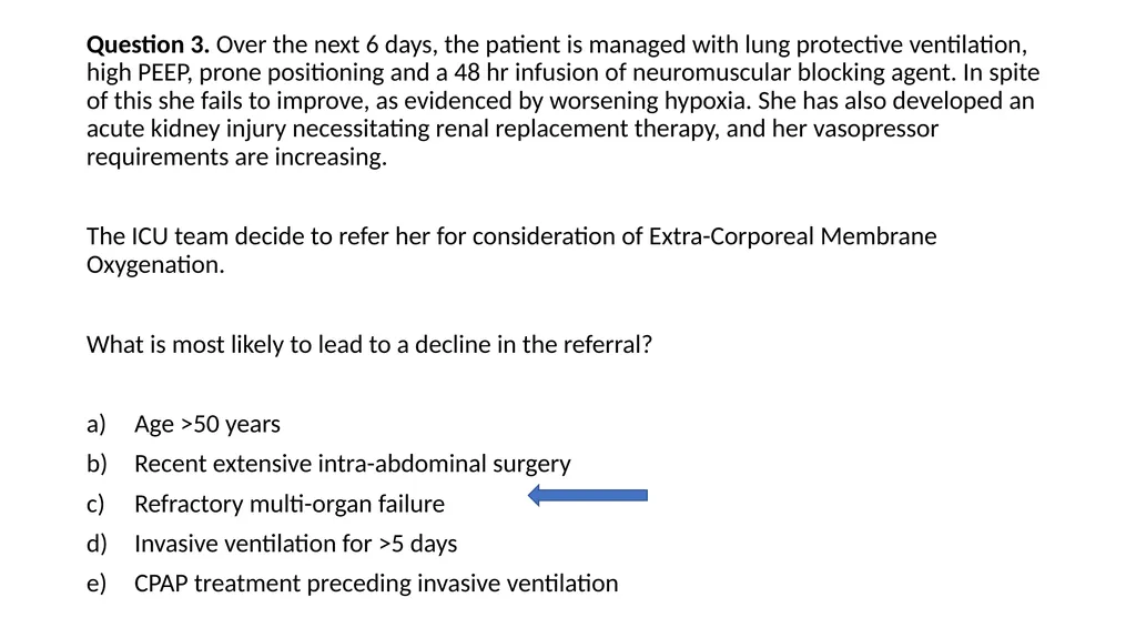 SpR 2; Intensive Care in the SCE Annette Fisher - slide 8 of 17