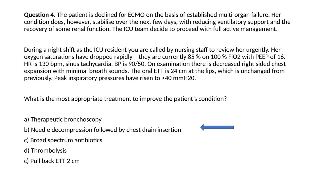 SpR 2; Intensive Care in the SCE Annette Fisher - slide 11 of 17