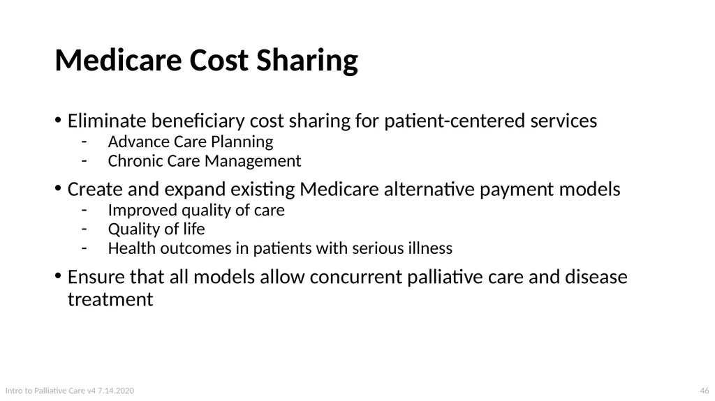 Introduction to Palliative Care Intro to - slide 46 of 60