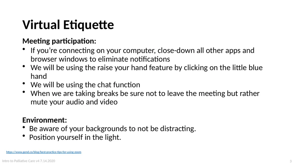 Introduction to Palliative Care Intro to - slide 3 of 60