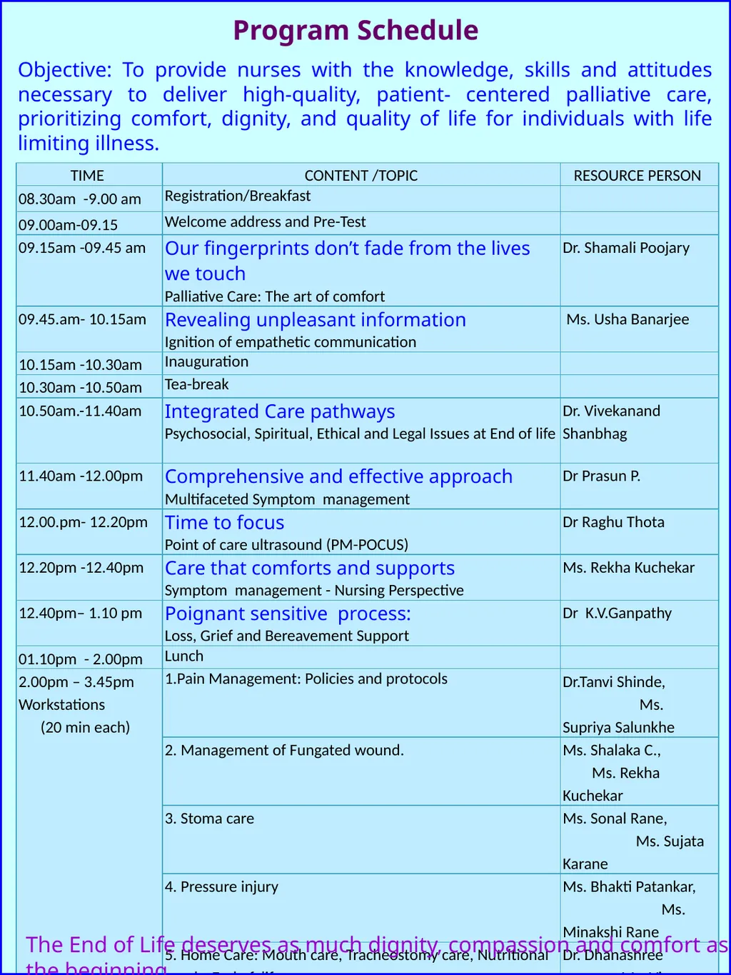 Tata Memorial Hospital Department of Nursing - slide 2 of 2