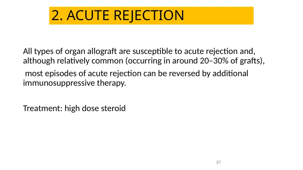 Transplantation surgery Dr. Ammar Fadil 1 History - slide 37 of 46
