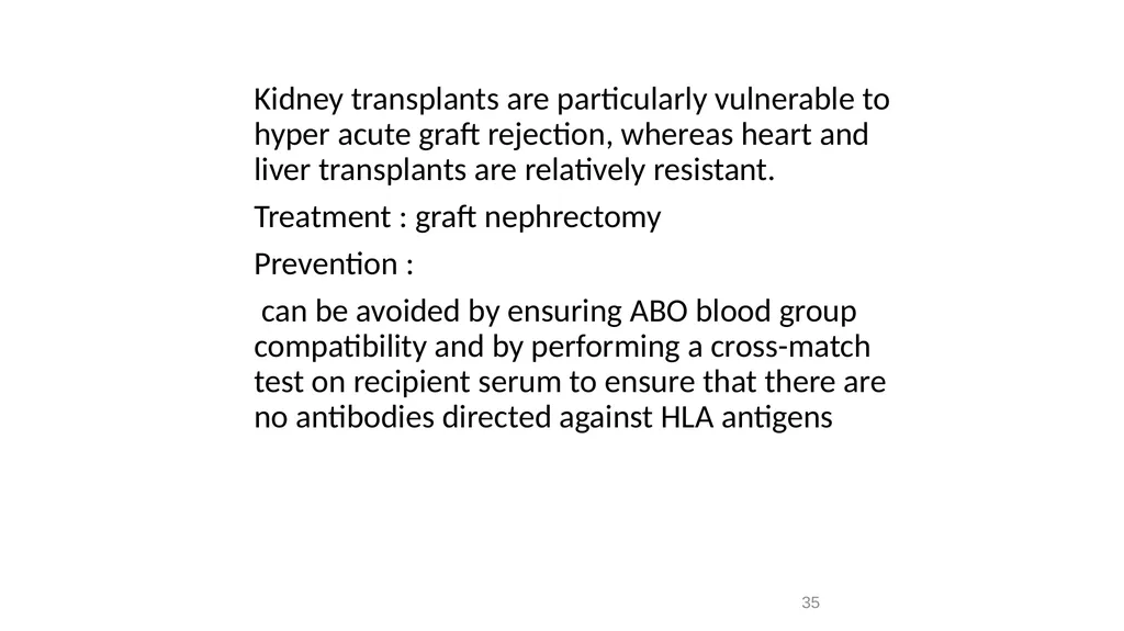 Transplantation surgery Dr. Ammar Fadil 1 History - slide 35 of 46