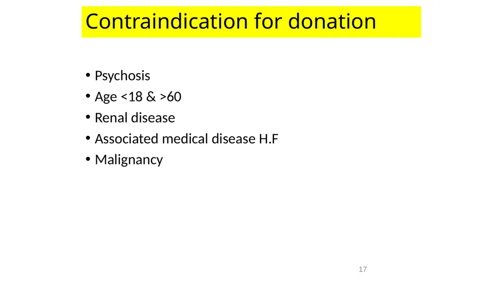 Transplantation surgery Dr. Ammar Fadil 1 History - slide 17 of 46
