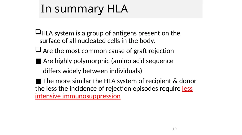 Transplantation surgery Dr. Ammar Fadil 1 History - slide 10 of 46