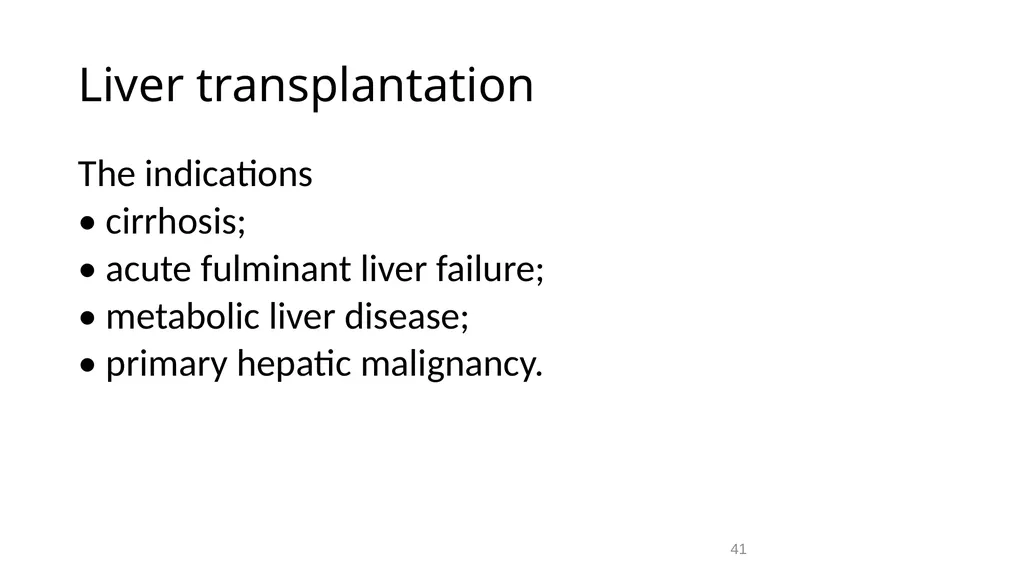 Transplantation surgery Dr. Ammar Fadil 1 History - slide 41 of 46
