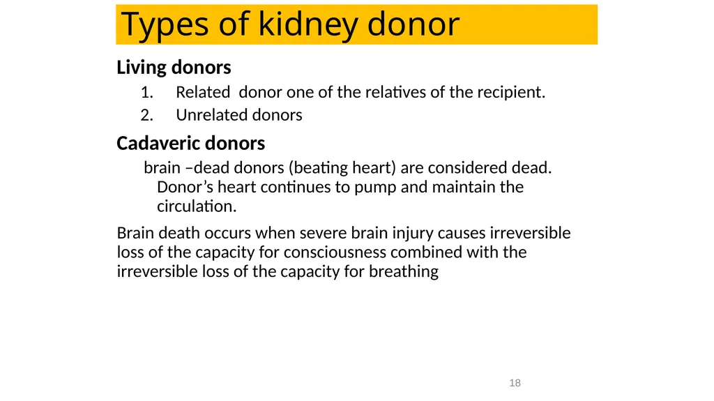 Transplantation surgery Dr. Ammar Fadil 1 History - slide 18 of 46