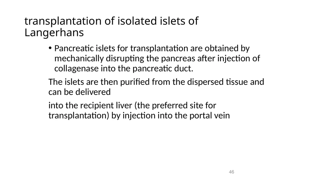 Transplantation surgery Dr. Ammar Fadil 1 History - slide 46 of 46