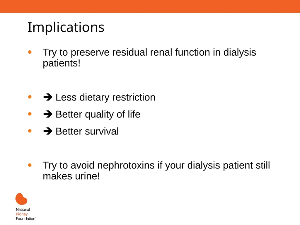 Renal Replacement Therapy: What the PCP Needs to - slide 46 of 64