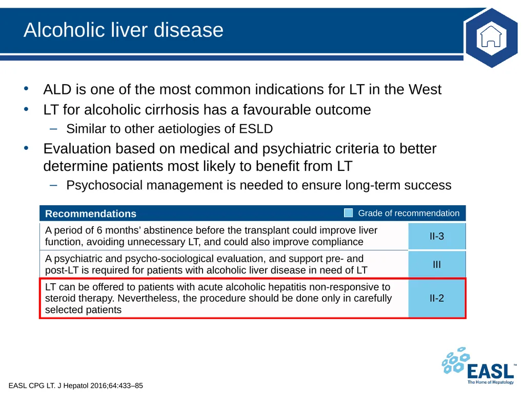 Liver transplantation Clinical Practice Guidelines - slide 18 of 87
