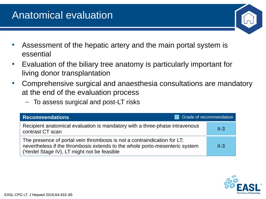 Liver transplantation Clinical Practice Guidelines - slide 72 of 87