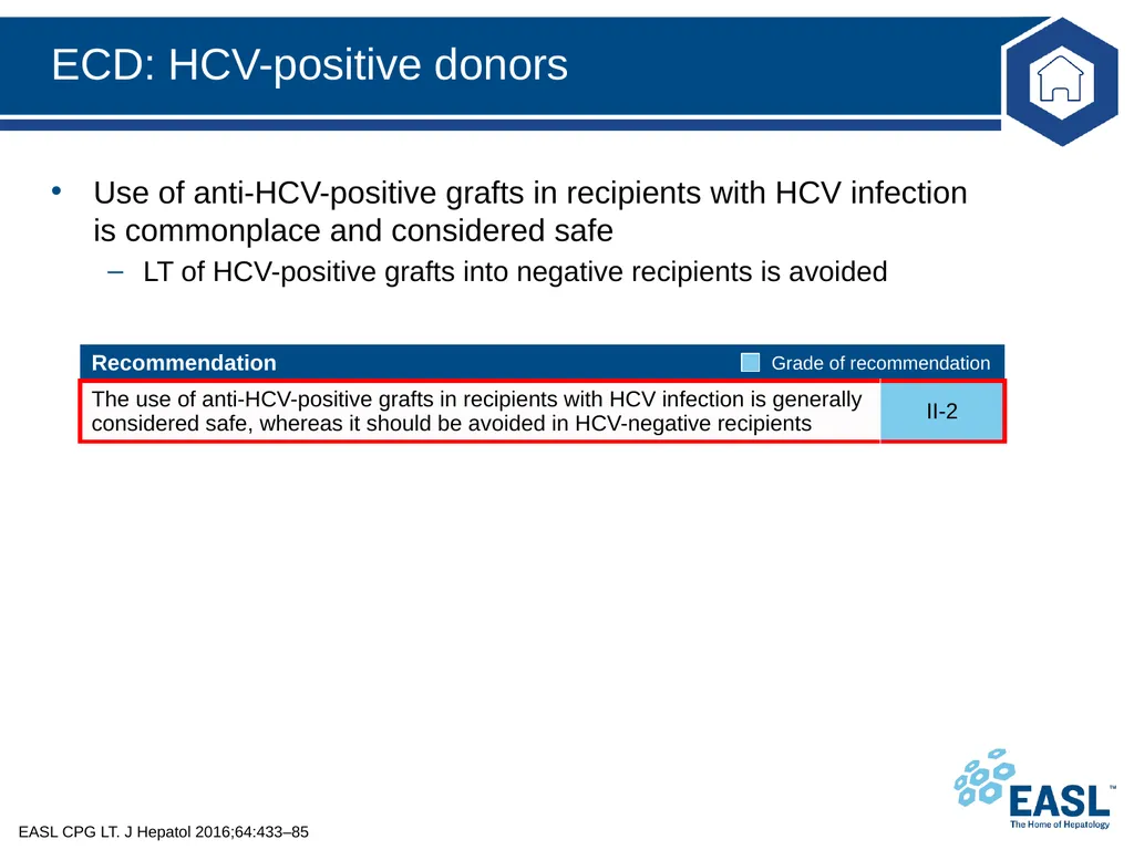 Liver transplantation Clinical Practice Guidelines - slide 34 of 87