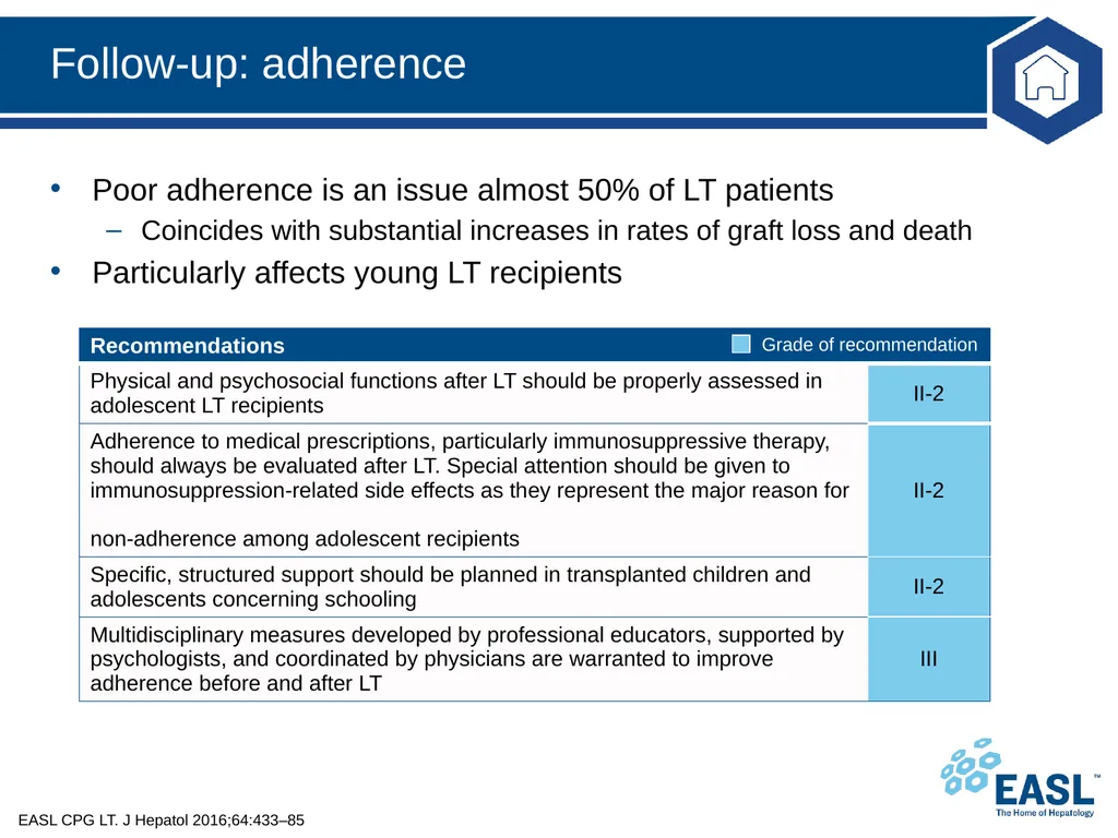 Liver transplantation Clinical Practice Guidelines - slide 85 of 87