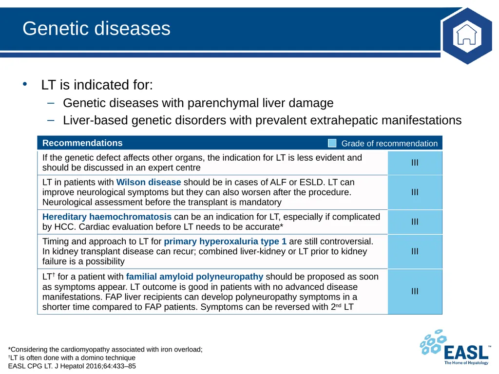 Liver transplantation Clinical Practice Guidelines - slide 62 of 87