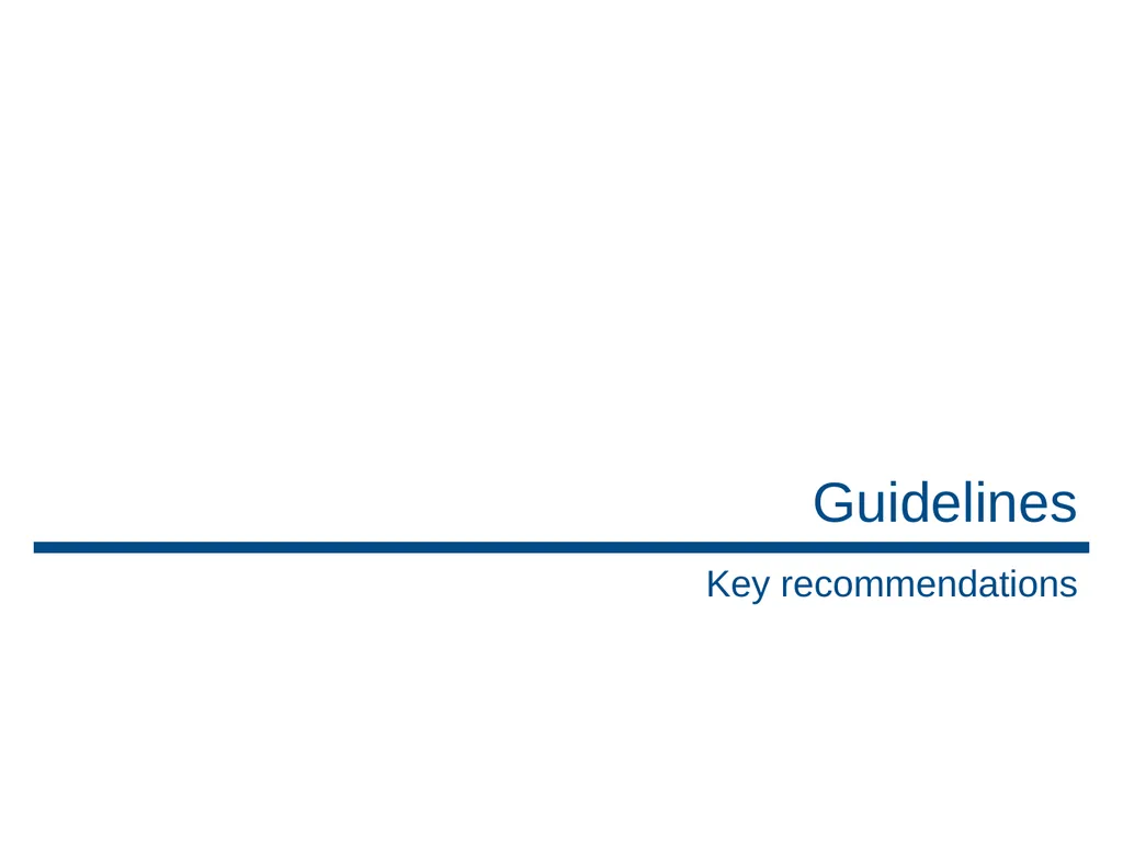 Liver transplantation Clinical Practice Guidelines - slide 10 of 87