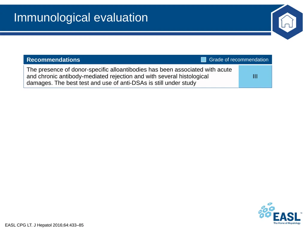 Liver transplantation Clinical Practice Guidelines - slide 70 of 87