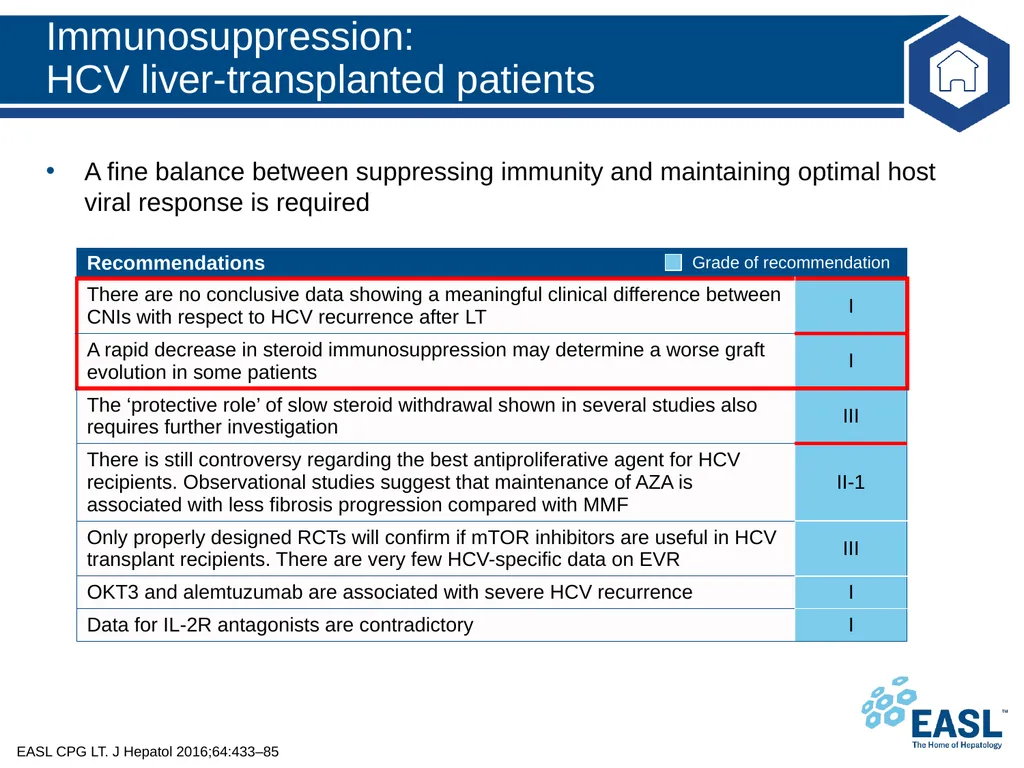 Liver transplantation Clinical Practice Guidelines - slide 47 of 87