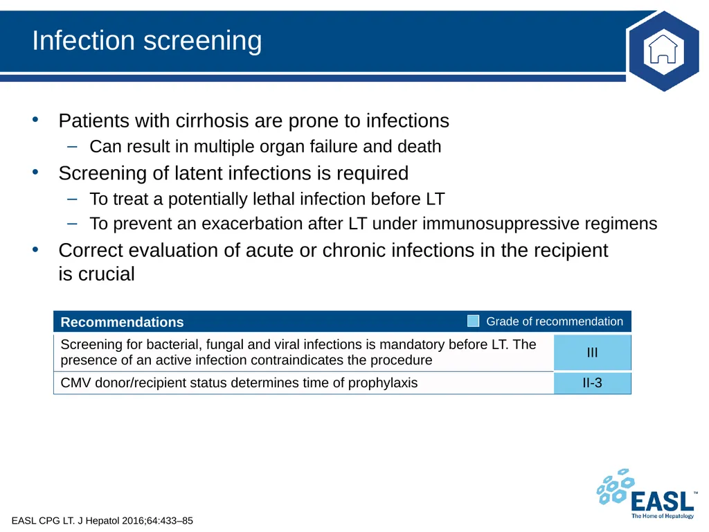 Liver transplantation Clinical Practice Guidelines - slide 71 of 87