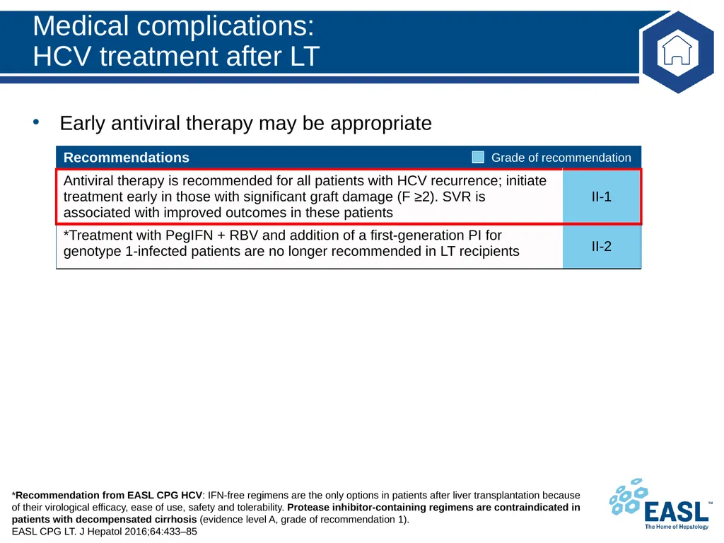 Liver transplantation Clinical Practice Guidelines - slide 51 of 87