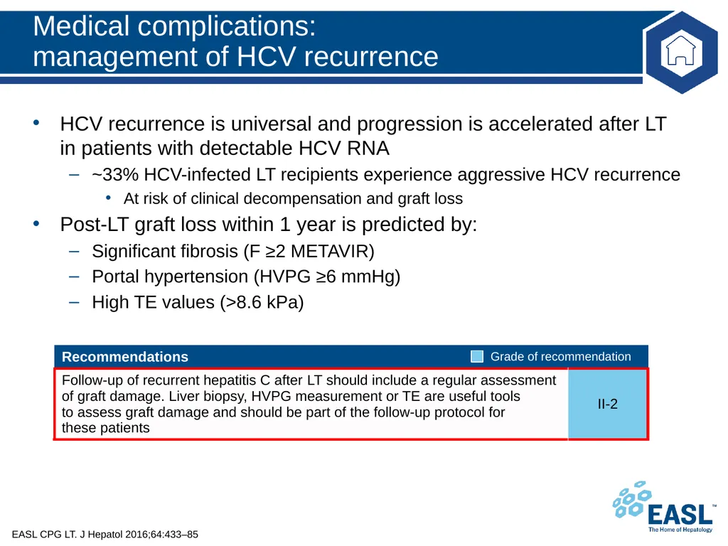 Liver transplantation Clinical Practice Guidelines - slide 50 of 87