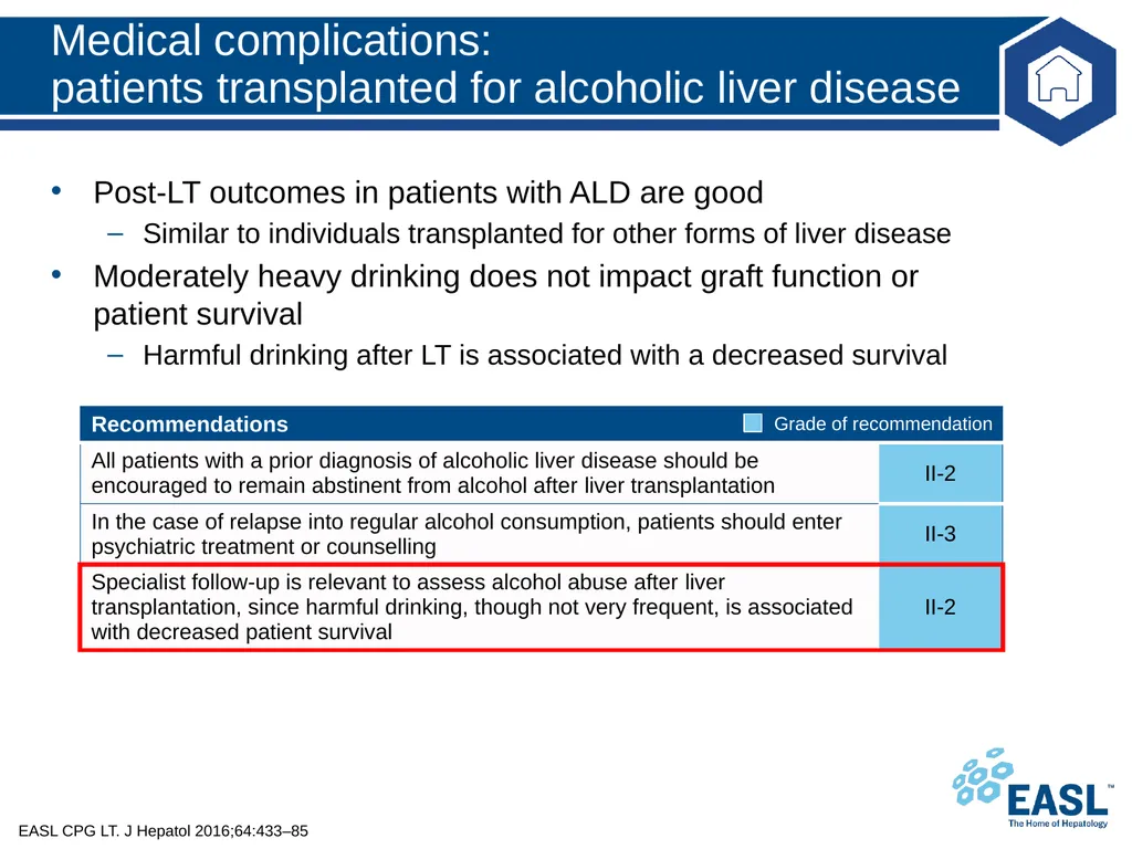 Liver transplantation Clinical Practice Guidelines - slide 55 of 87