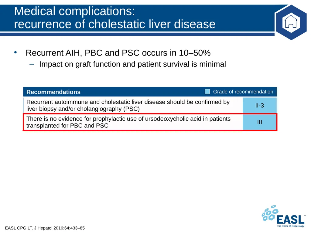 Liver transplantation Clinical Practice Guidelines - slide 57 of 87